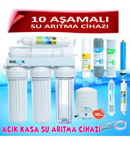 Sulook 10 Aşamalı 8 Lt Çelik Tanklı Açık Kasa Su Arıtma Cihazı