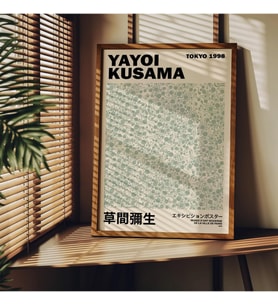 Tanıtım Yayoi Kusama Çerçevesiz Poster, Modern Dekoratif Çerçevesiz Poster, Tablo, YayoiKusama-2, 21 x 30