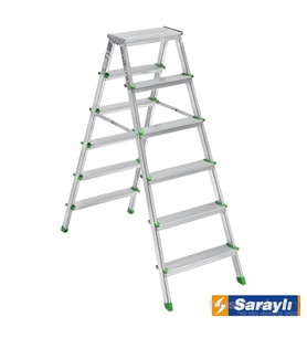 SARAYLI Alüminyum Merdiven Çift Taraflı 6+6