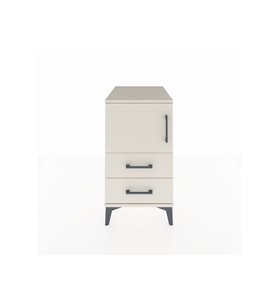 Kronos Komodin 2 Raflı 2 Çekmeceli Tek Kapaklı 44x59x80 Aytaşı-Aytaşı