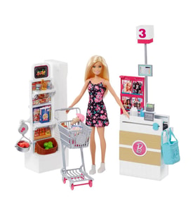 Barbie Süpermarkette Oyun Seti FRP01