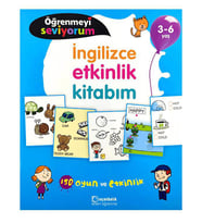 3-6 Yaş Öğrenmeyi Seviyorum İngilizce Etkinlik Kitabım Uçanbalık Yayınları