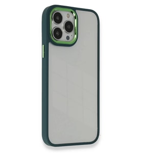 Newface Apple iPhone 14 Pro Kılıf Dora Kapak - Haki Yeşil