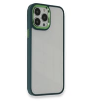 Newface Apple iPhone 14 Pro Kılıf Dora Kapak - Haki Yeşil