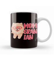 Momeranian Pomeranian Mom Pommy Pom German Spitz Puppy Pet Kupa Bardak Porselen