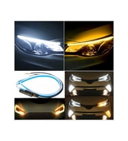 Far İçi Ve Far Üstü Kayar Led Sarı Sinyalli, Gündüz Farı 60 cm 2'li