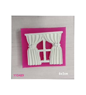 YY0489 Minyatür Perdeli Pencere Silikon Kalıp