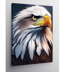 Kanvas Tablo Amerikan Kartalı
