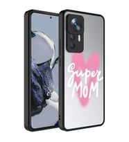 Xiaomi Mi 12T Pro Kılıf Aynalı Desenli Kamera Korumalı Parlak Mirror Kapak (Renksiz)