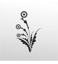 Folyo Sticker Çiçek 100cm Uzunluk (Karışık)