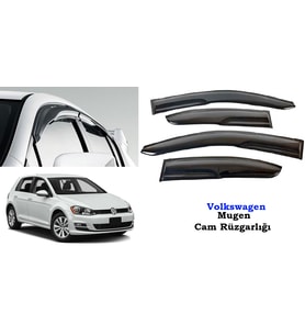 Volkswagen Golf 7 Mugen Cam Kenar Rüzgarlığı 2012-