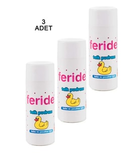 Feride Serpme Talk Pudrası 75 Gr. 3 Adet