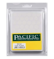 Pacific Yapışkanlı Vida Tapası 14Mm Beyaz