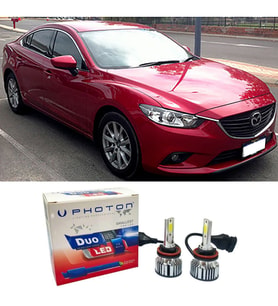 Mazda 6 Led Xenon Kısa Far Ampulü H7 Duo Yeni Seri Beyaz