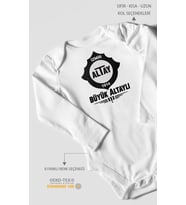 Büyük Altaylı! Altayspor Uzun Kollu Çıtçıtlı Bebek Body