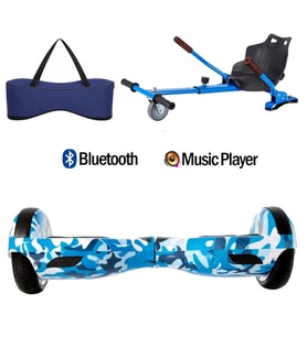 Citymate Elektrikli Kaykay Hoverboard Akıllı Denge 6.5 Inch + HoverKart + Çanta EXTREM PAKET D03