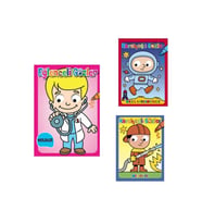 Hareketli Gözler Boyama Kitabı 3 KiTAP