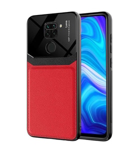 Xiaomi Redmi Note 9 Kılıf Parlak TPU Emiks Kapak (Kırmızı)