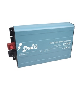 Orbus Eco 24 V 2000 W Tam Sinus Inverter (Açık Mavi)