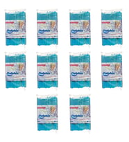 Dolphin Frozen Kalın Kokteyl Buzlu İçecek Pipet - Düz - Turkuaz - 22Cm. - 8mm. -100 Adetlik 10 Paket