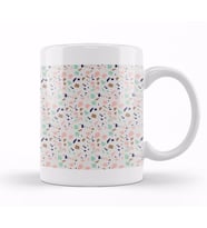 Pastel Terrazzo Tasse Kupa Bardak Porselen