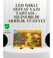 Dekoratif Led Yazı Tahtası – Silinebilir, Neon Kalemli, Planlama Ve Hatırlatma İçin İdeal