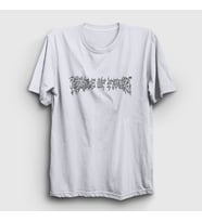 Presmono Unisex Beyaz Logo Cradle Of Filth T-Shirt 33741tt (Beyaz)