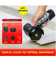 ŞARJLI AVUÇ İÇİ SPİRAL MAKİNESİ (ÇİFT BATARYA)
