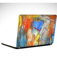 Turuncu Renkler Soyut Laptop Sticker 15.6 inch (38X27CM)