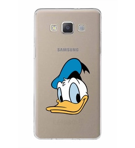 Samsung Galaxy A5 (2015)  Kapak Donald Duck Tasarımlı Şeffaf Silikon Kılıf