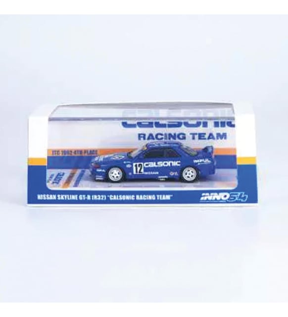 1:64 Diecast Nissan Skyline GT-R32 Racing Team Model Araba