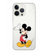 Apple iPhone 13 Pro Max Uyumlu Kamera Korumalı Tıpalı Kapak Mickey Mouse TasarımlıŞeffaf Kılıf