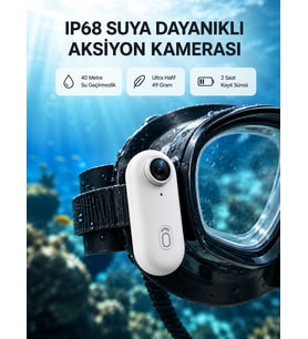 4K Suya Dayanıklı Aksiyon Spor Kamerası 120° Geniş Açı ve WiFi Destekli