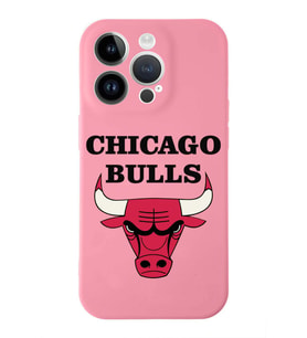 Apple iPhone 14 Pro  Lansman Kılıf Chicago Bulls  Tasarımlı Altı Kapalı İçi Kadife Kaplı  Kapak (Şeffaf)