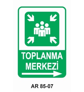 İŞ GÜVENLİĞİ UYARI LEVHASI 1 ADET PVC 21 X 29CM