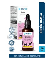 OneVet Kedi ve Köpekler İçin Tüy Dökülmesini Önleyici Biotin Damla 50 Ml