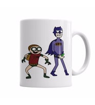 BatRick e Robin Morty Kupa Bardak Porselen