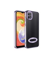 Samsung Galaxy A03 Uyumlu Kılıf Kamera Korumalı Logo Gösteren Zore Omega Kapak