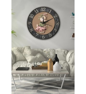 bilge Tasarım Duvar Saati 40 x 40 CM (Karışık)