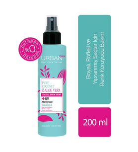 Urban Care Sıvı Saç Kremi 200 ml Saf Hindistan Cevizi Yağı Aloe Vera İçeren Renk Koruyucu