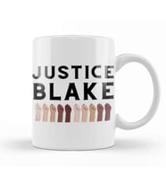 JUSTICE HAS PREVAILED George Floyd Black Lives Matter 2021 Kupa Bardak Porselen