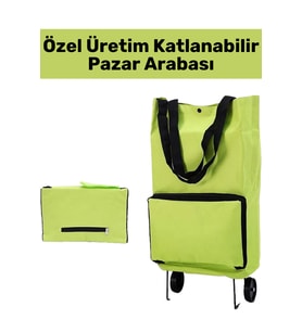 Yüksek Kaliteli Katlanabilir Su Geçirmez Omuz Çantası, Pratik Pazar Arabası