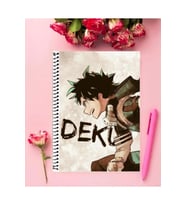 Deku Anime Defter 1 Adet Özel Tasarım A4 Boyutu 21*29 Cm Telli Çizgili defter
