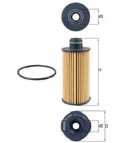 MAHLE OX1219D Yag Filtresi 55266761 71779389