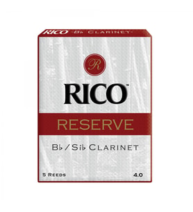 D'Addario RCR0540 Reserve Bb Klarnet Kamışı No: 4.0 (Profesyonel) - 5'li Paket  Çok Sert Yapı, Güçlü Nefes Desteği ve Kararlı Tını
