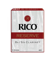 D'Addario RCR0540 Reserve Bb Klarnet Kamışı No: 4.0 (Profesyonel) - 5'li Paket  Çok Sert Yapı, Güçlü Nefes Desteği ve Kararlı Tını