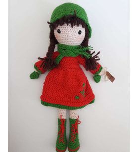 Kış Bebeği Amigurumi Organik Oyuncak