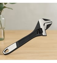 12 inç Metal Kurbağacık Anahtar Siyah