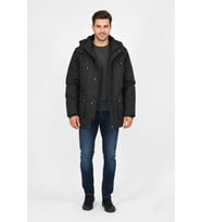 Erkek Spor Kanvas Kapüşonlu Parka 85134 BGL-ST04883 (Haki)