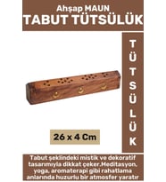 Özel Seri Yüksek Kalite Yoga Meditasyon Aromaterapi Chakra Pozitif Enerji Ahşap Maun TABUT Tütsülük